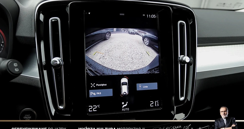 Volvo XC 40 cena 139898 przebieg: 44296, rok produkcji 2021 z Strzegom małe 497